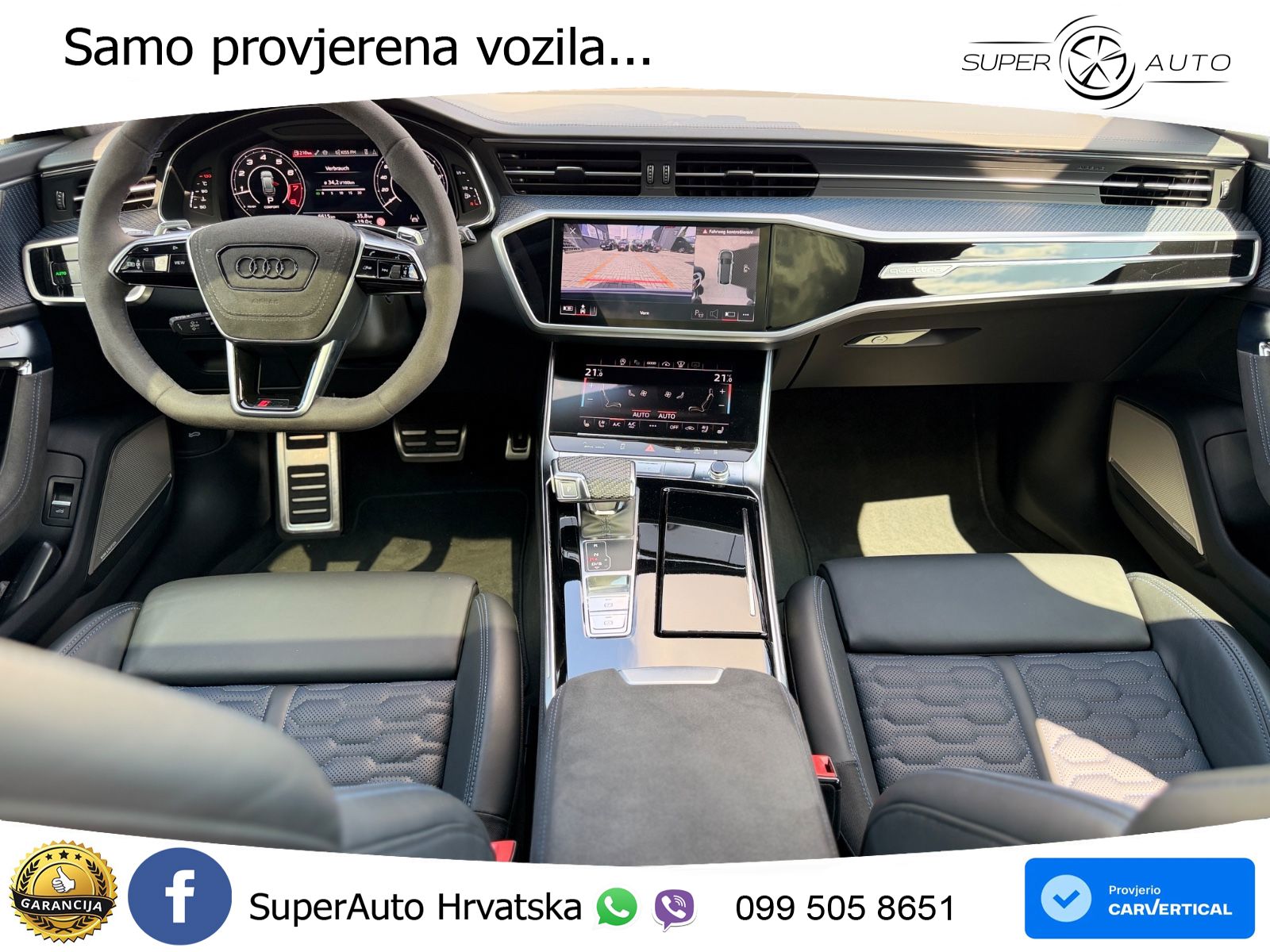 Audi RS6 Avant 4.0 TFSI V8 performance (630 KS)  quattro tiptronic LED+GR SJED+ACC