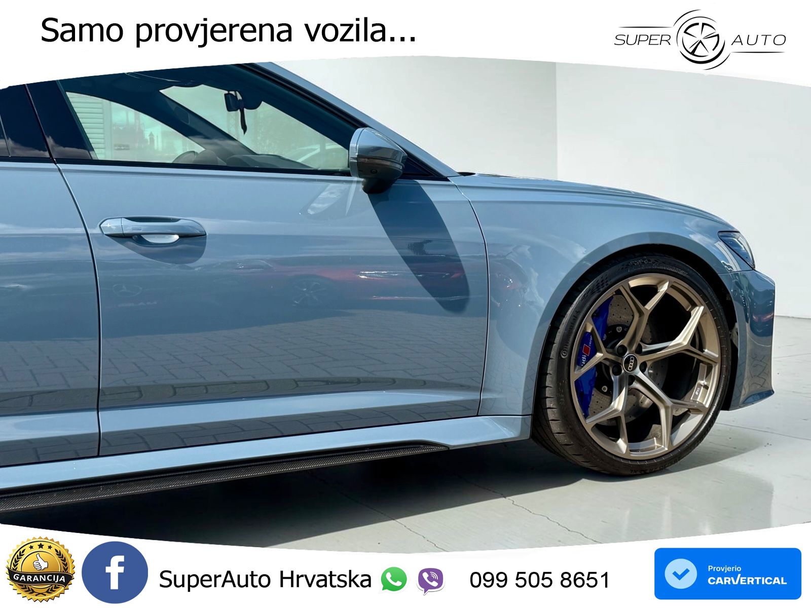 Audi RS6 Avant 4.0 TFSI V8 performance (630 KS)  quattro tiptronic LED+GR SJED+ACC