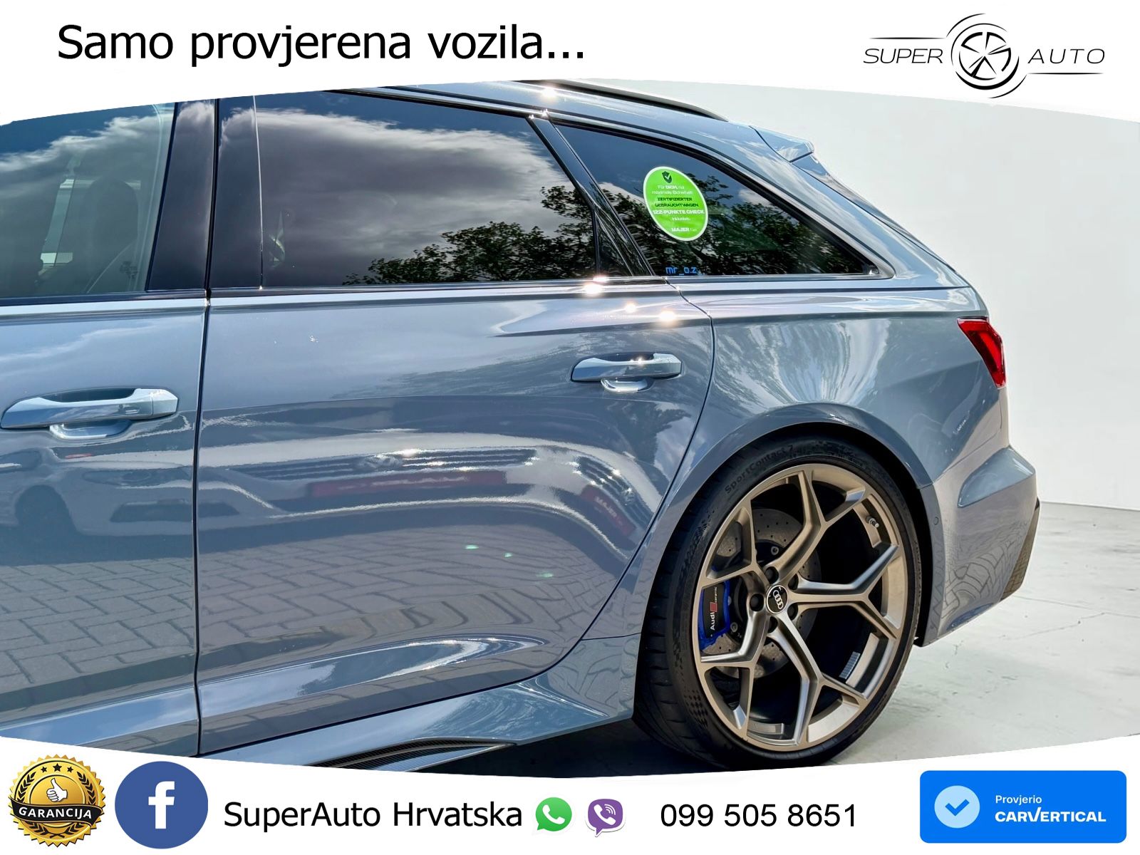 Audi RS6 Avant 4.0 TFSI V8 performance (630 KS)  quattro tiptronic LED+GR SJED+ACC