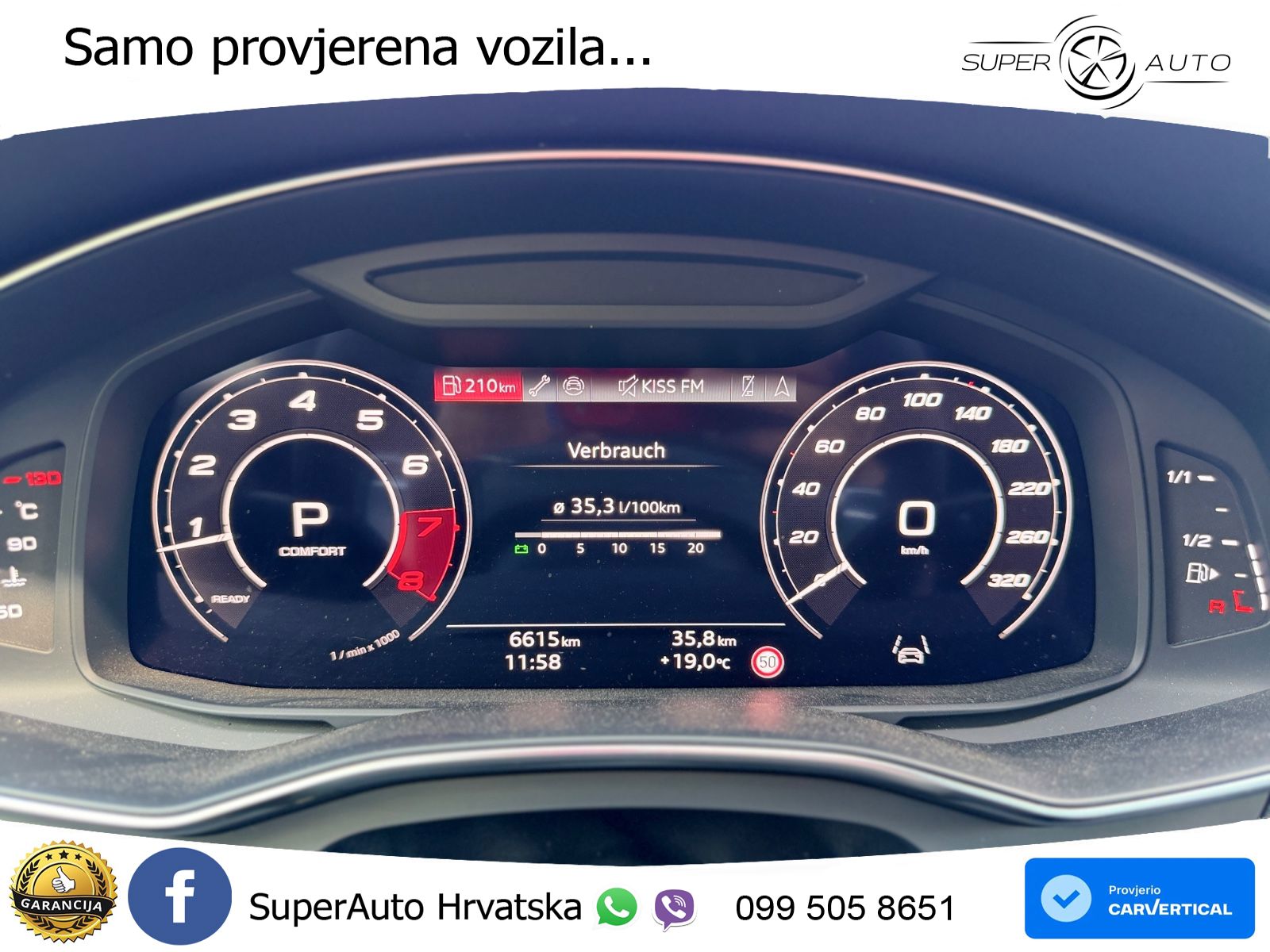 Audi RS6 Avant 4.0 TFSI V8 performance (630 KS)  quattro tiptronic LED+GR SJED+ACC