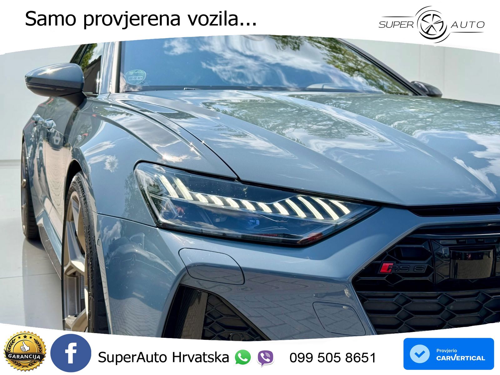 Audi RS6 Avant 4.0 TFSI V8 performance (630 KS)  quattro tiptronic LED+GR SJED+ACC
