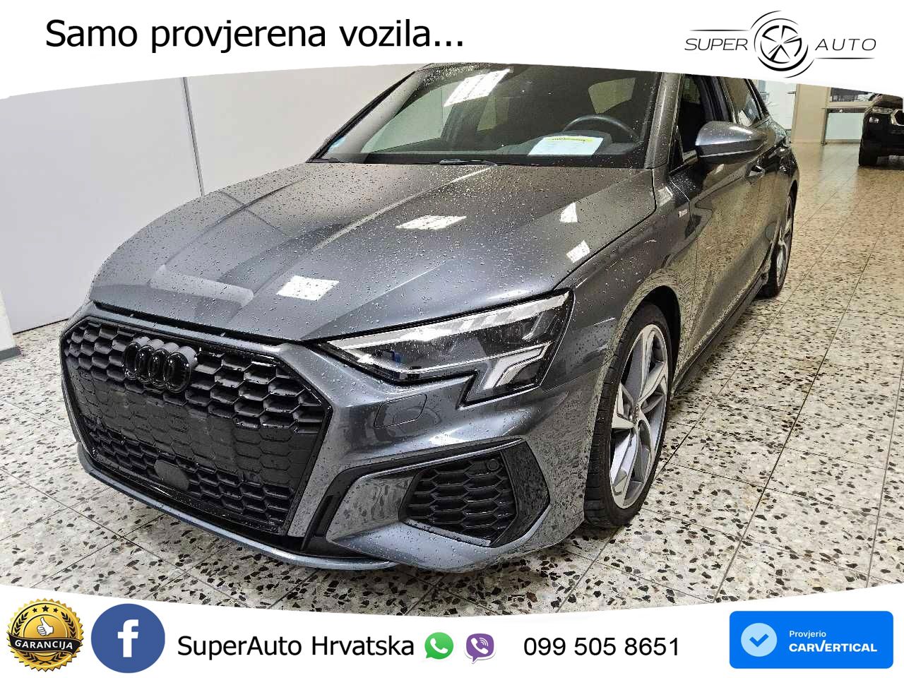 Audi A3 35 TFSI (150 KS) S tronic S line LED+GR SJED+ACC