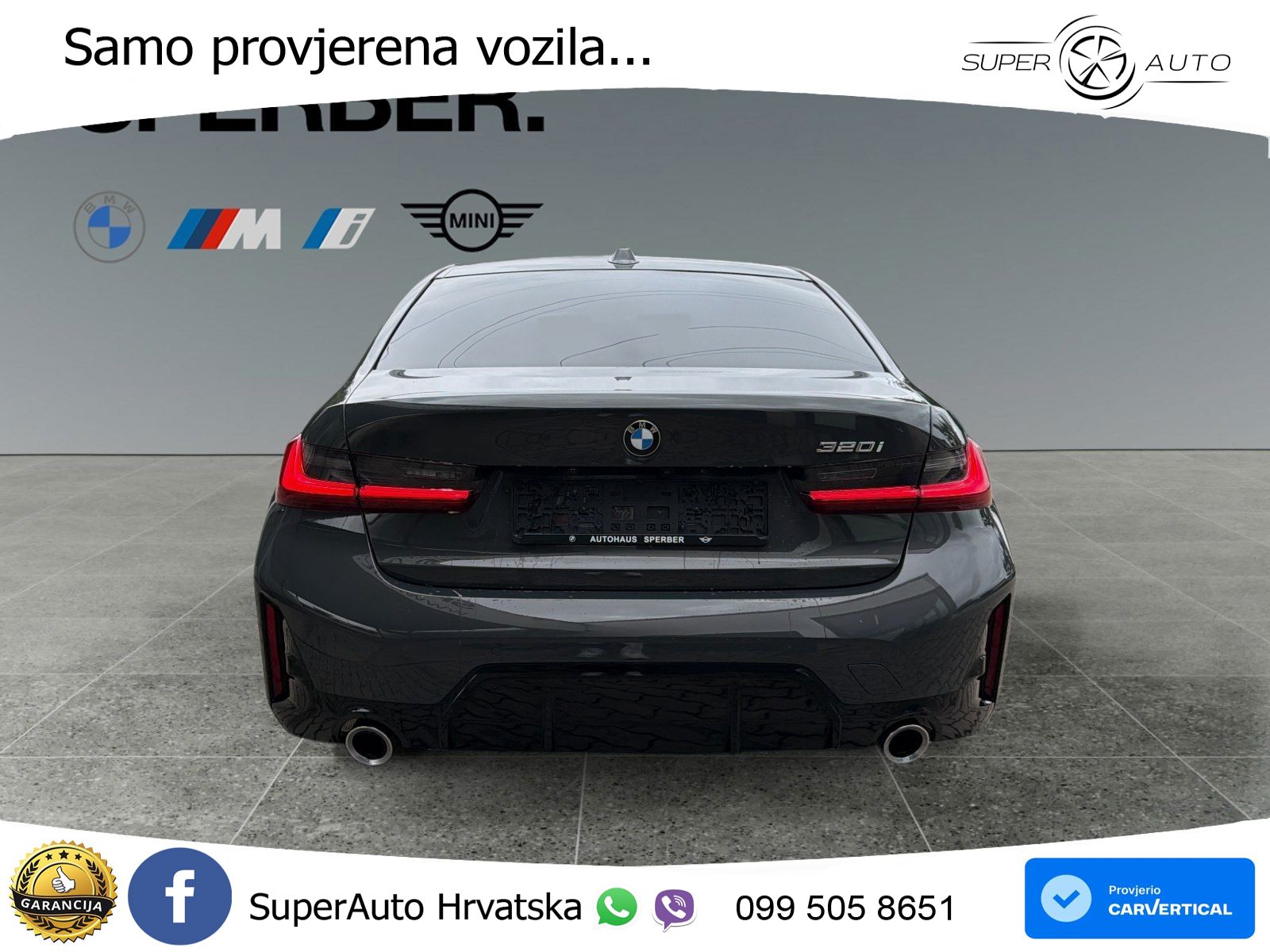 BMW 320i (184 KS) Steptronic M Sport LED+GR SJED+ACC