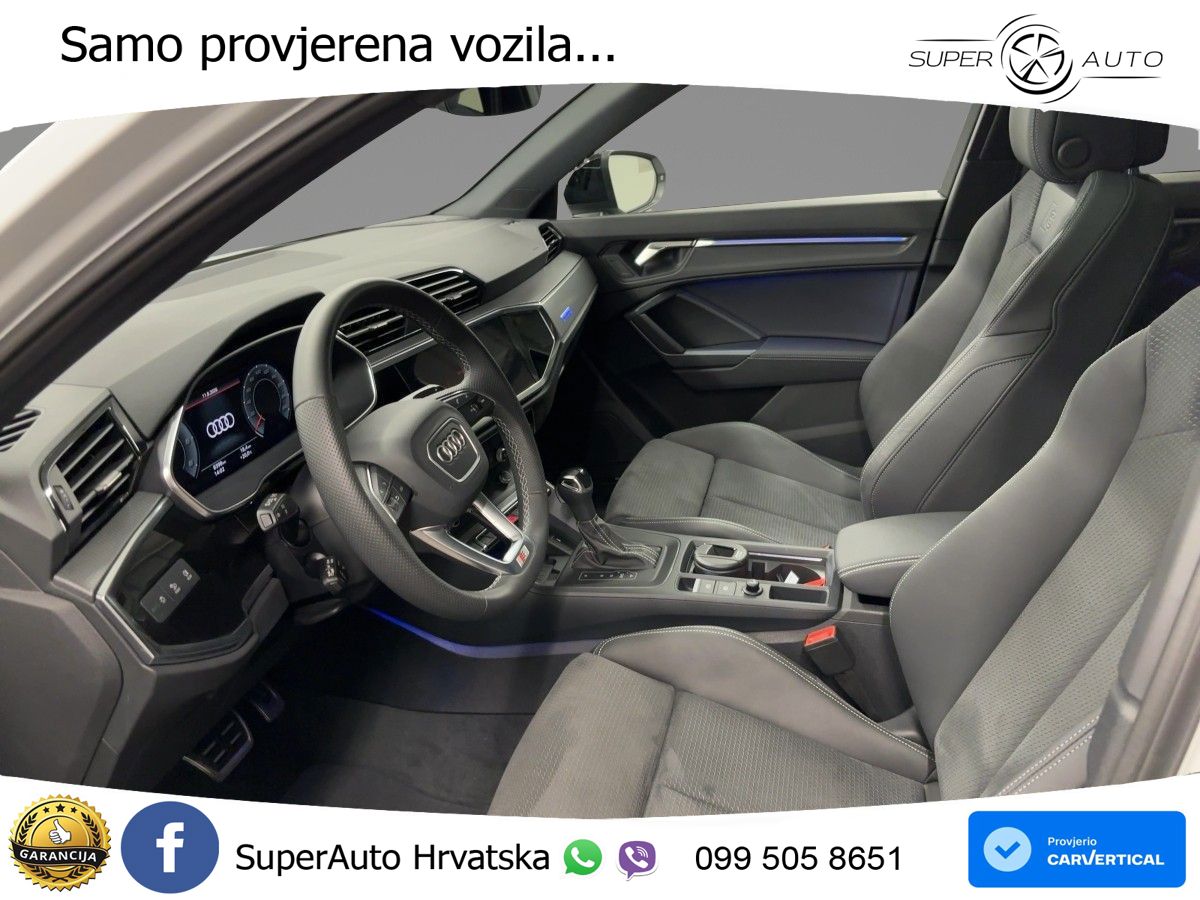 Audi Q3 40 TDI (193 KS) quattro S tronic S line LED+GR SJED+ACC