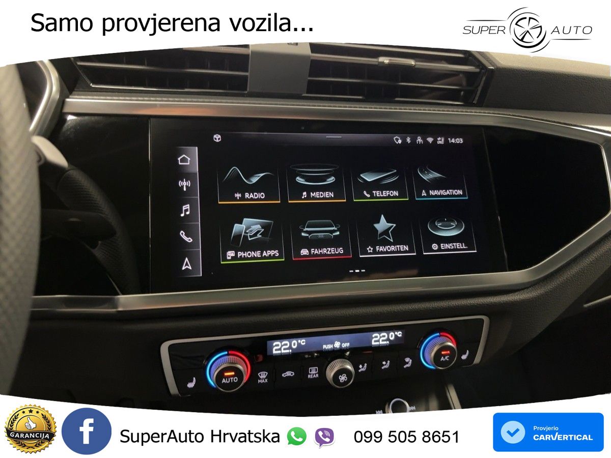Audi Q3 40 TDI (193 KS) quattro S tronic S line LED+GR SJED+ACC