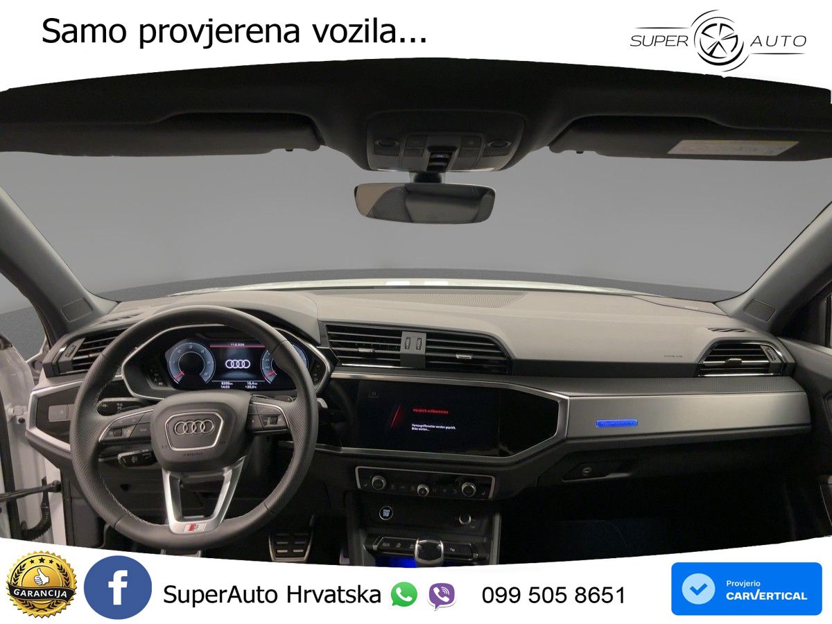 Audi Q3 40 TDI (193 KS) quattro S tronic S line LED+GR SJED+ACC