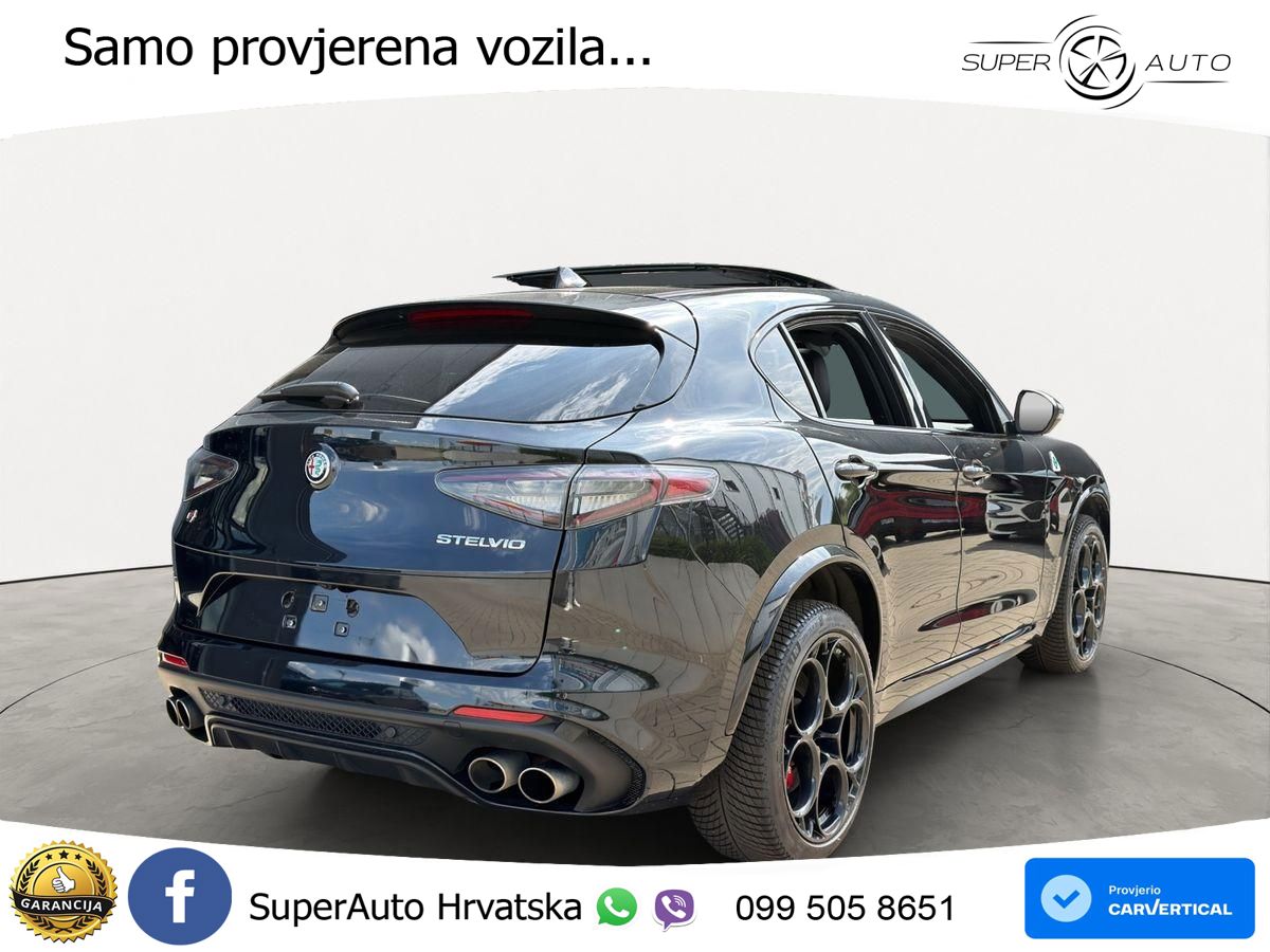 Alfa Romeo Stelvio Quadrifoglio 2.9 V6 Bi-Turbo (520 KS) Q4 Automatic LED+GR SJED+ACC