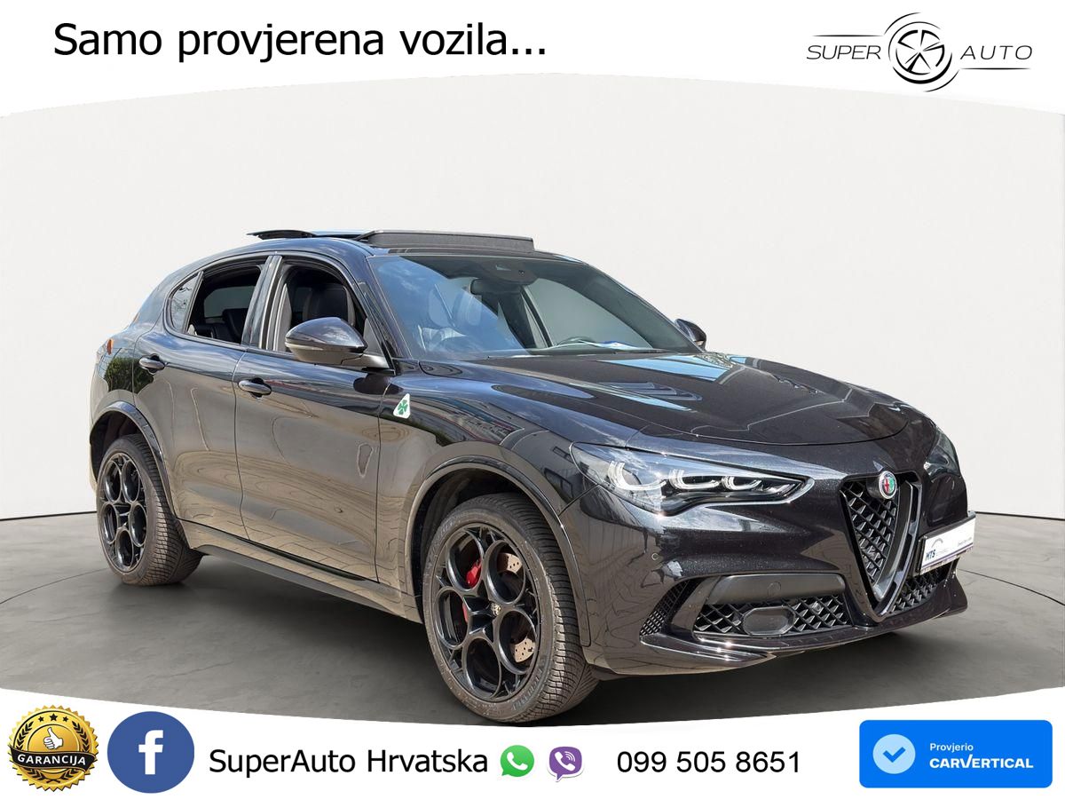 Alfa Romeo Stelvio Quadrifoglio 2.9 V6 Bi-Turbo (520 KS) Q4 Automatic LED+GR SJED+ACC