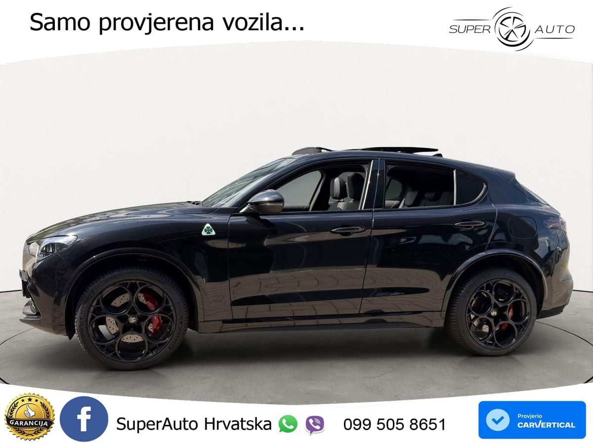 Alfa Romeo Stelvio Quadrifoglio 2.9 V6 Bi-Turbo (520 KS) Q4 Automatic LED+GR SJED+ACC