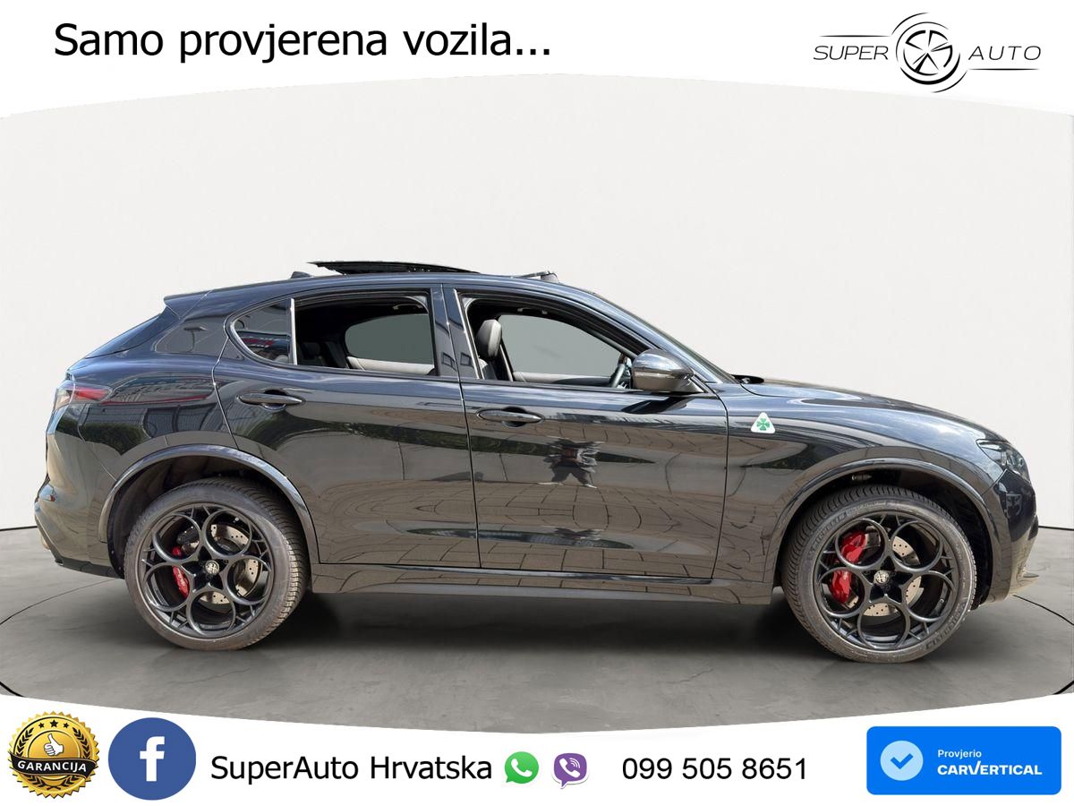 Alfa Romeo Stelvio Quadrifoglio 2.9 V6 Bi-Turbo (520 KS) Q4 Automatic LED+GR SJED+ACC