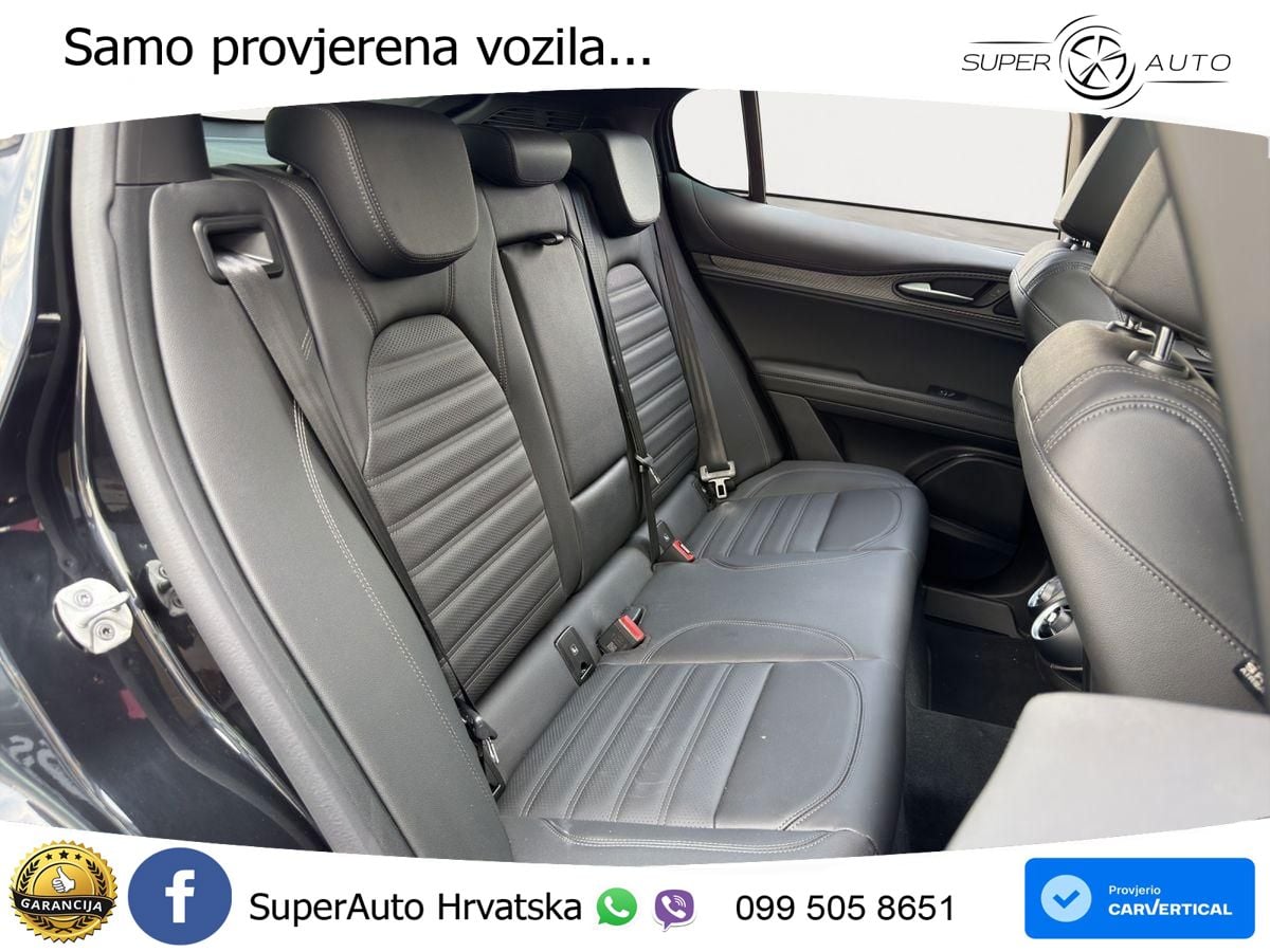 Alfa Romeo Stelvio Quadrifoglio 2.9 V6 Bi-Turbo (520 KS) Q4 Automatic LED+GR SJED+ACC