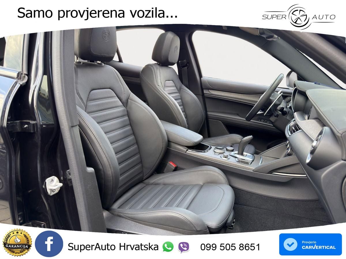 Alfa Romeo Stelvio Quadrifoglio 2.9 V6 Bi-Turbo (520 KS) Q4 Automatic LED+GR SJED+ACC