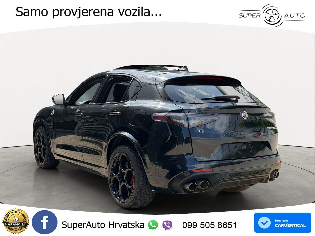 Alfa Romeo Stelvio Quadrifoglio 2.9 V6 Bi-Turbo (520 KS) Q4 Automatic LED+GR SJED+ACC