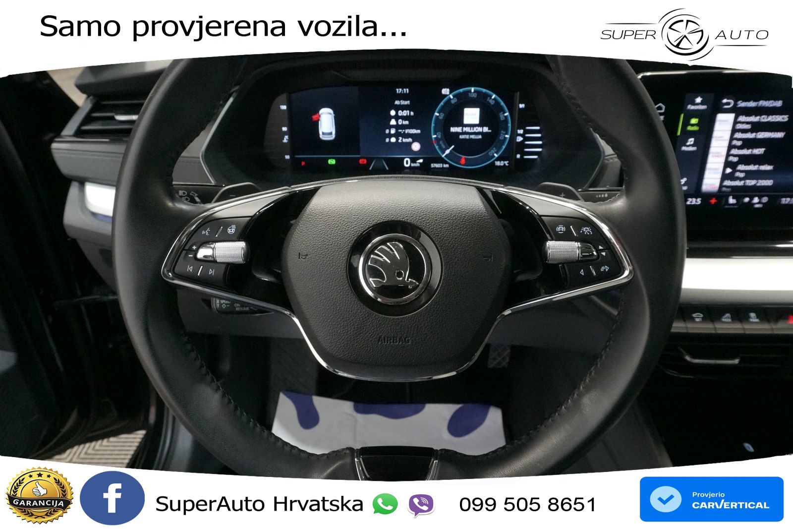 Škoda Octavia Combi 2.0 TDI (150 KS) DSG Selection LED+GR SJED+ACC