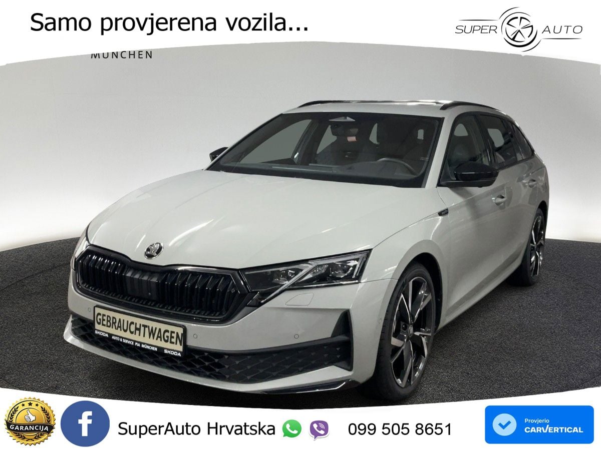 Škoda Octavia Combi 2.0 TSI (204 KS) 4x4 DSG SportLine LED+GR SJED+ACC