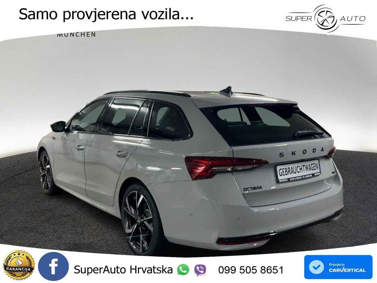 Škoda Octavia Combi 2.0 TSI (204 KS) 4x4 DSG SportLine LED+GR SJED+ACC