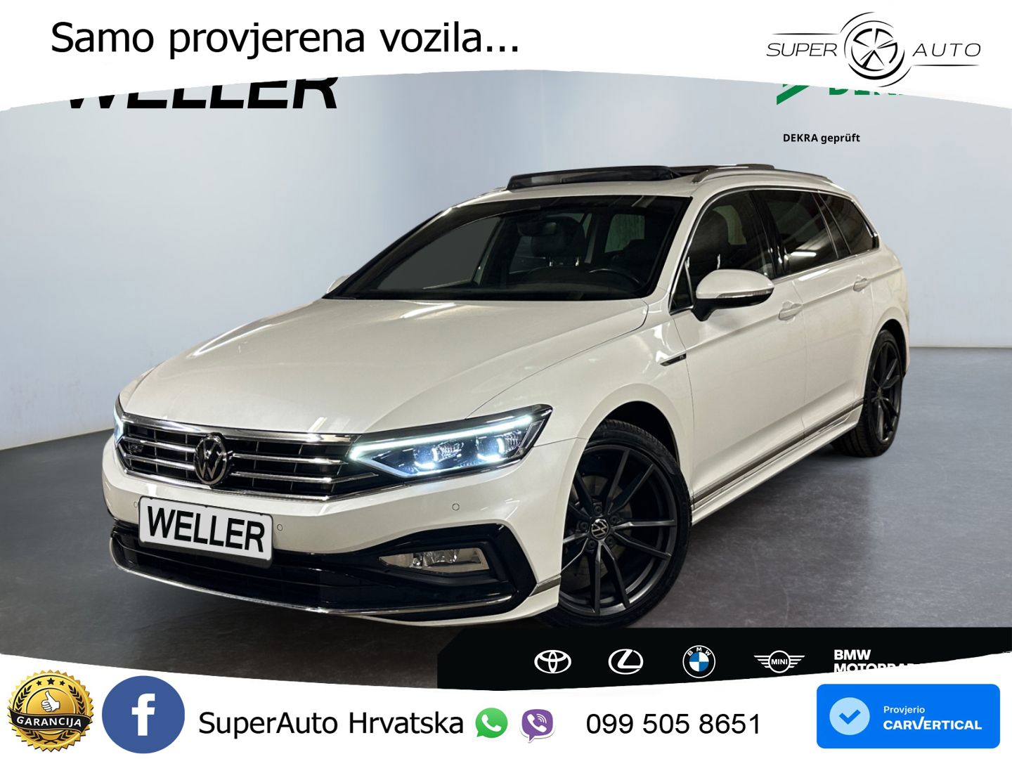 Volkswagen Passat Variant 2.0 TSI (190 KS) DSG R-Line LED+GR SJED+ACC