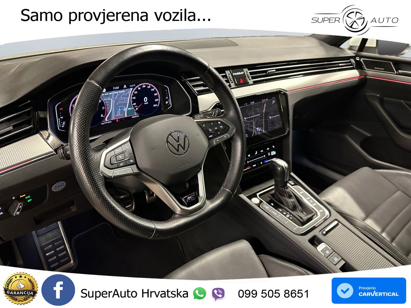 Volkswagen Passat Variant 2.0 TSI (190 KS) DSG R-Line LED+GR SJED+ACC