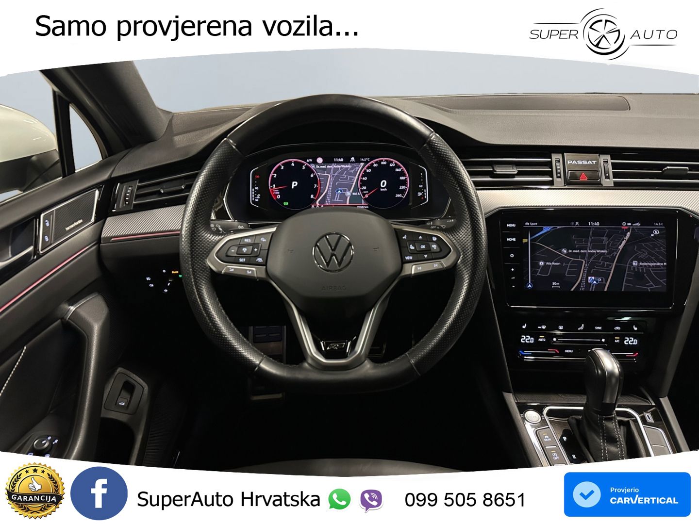 Volkswagen Passat Variant 2.0 TSI (190 KS) DSG R-Line LED+GR SJED+ACC