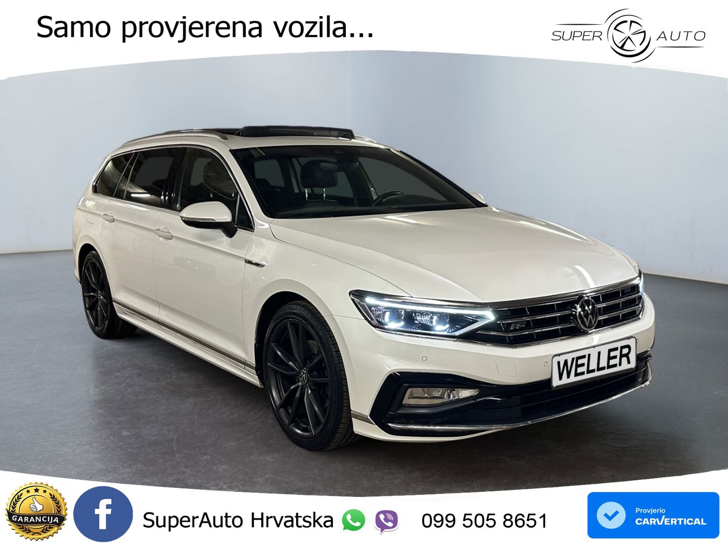 Volkswagen Passat Variant 2.0 TSI (190 KS) DSG R-Line LED+GR SJED+ACC