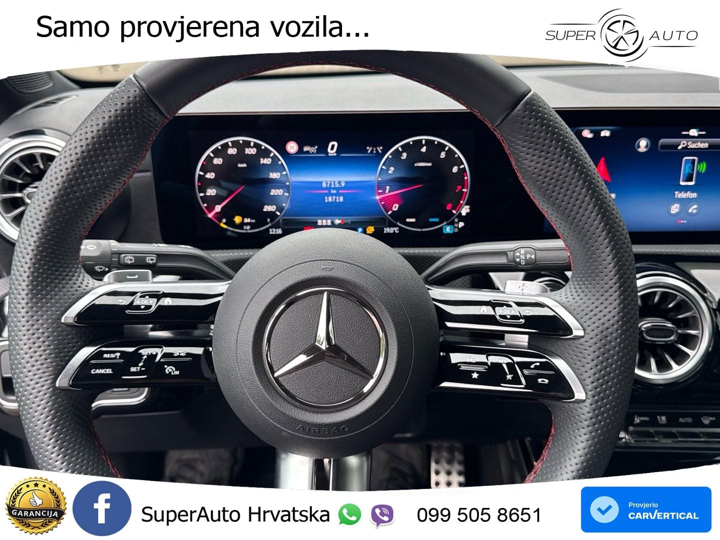 Mercedes-Benz A 200 7G-DCT AMG LED+GR SJED+ACC