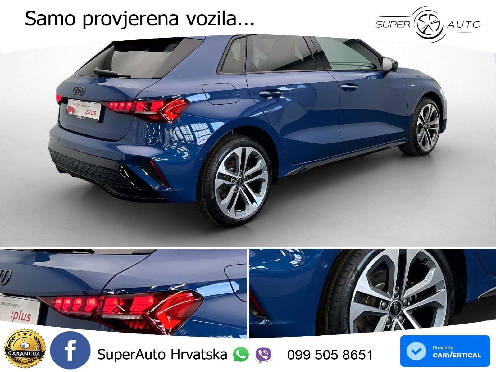 Audi A3 Sportback 40 TFSI e (204 KS) Plug-in Hybrid S tronic S line MATRIX+GR SJED+KAM