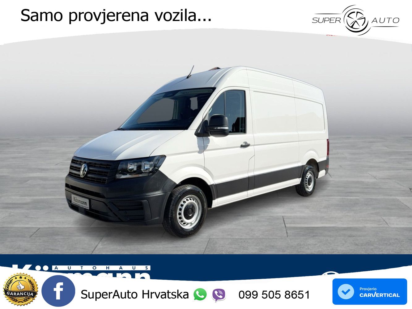 Volkswagen Crafter Kasten 35 MR HD 2.0TDI AHK KAM KLIMA 140 KS