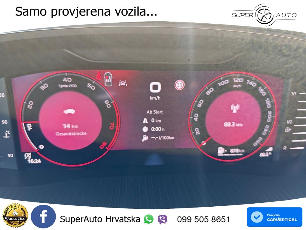 Škoda Octavia Combi 1.5 TSI (150 KS) SportLine