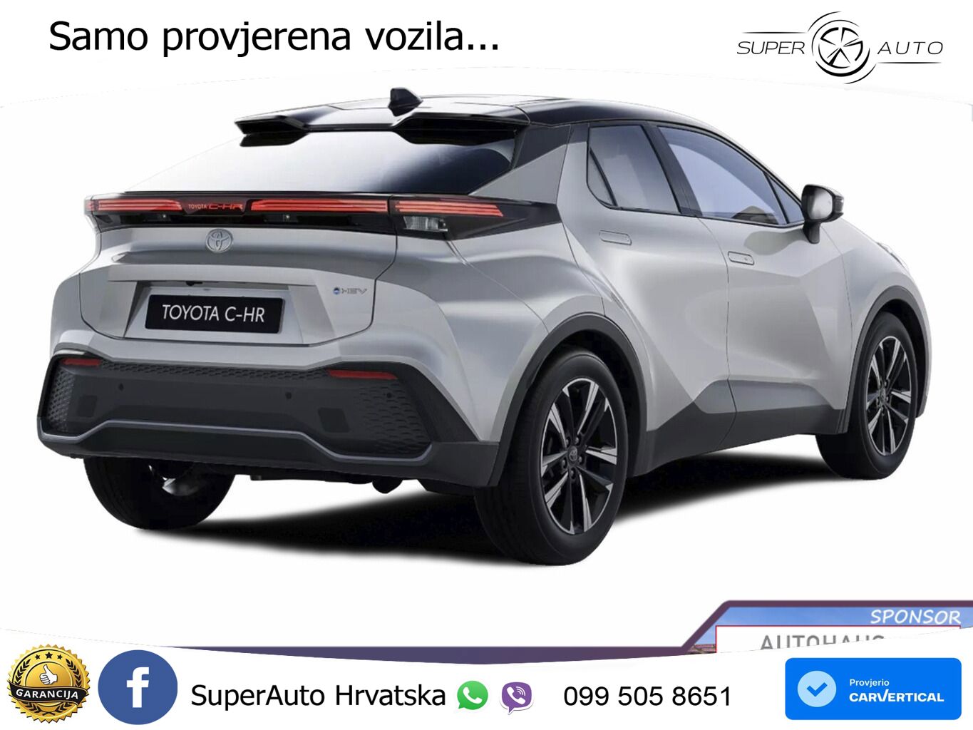 Toyota C-HR 1.8 (140 KS) Hybrid e-CVT Teamplayer LED+GR SJED+ACC