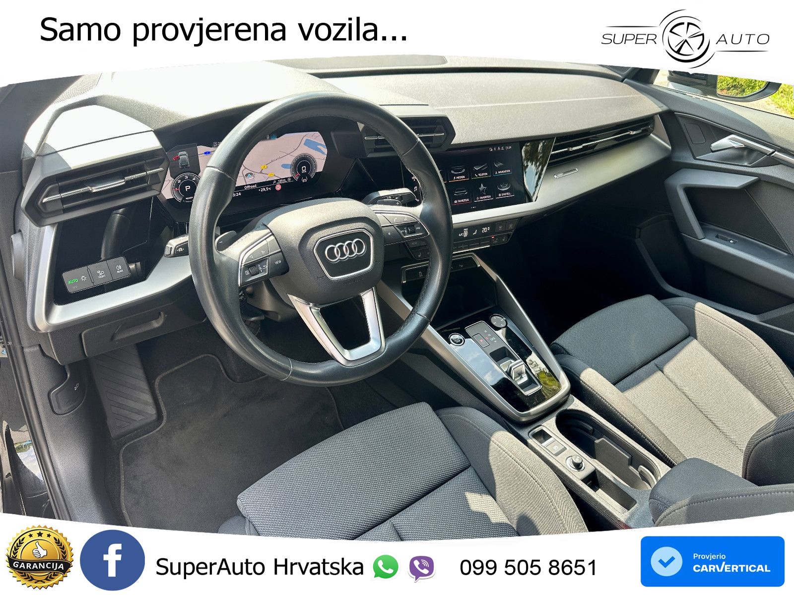 Audi A3 35 TDI (150 KS) S tronic MATRIX+GR SJED+KAM