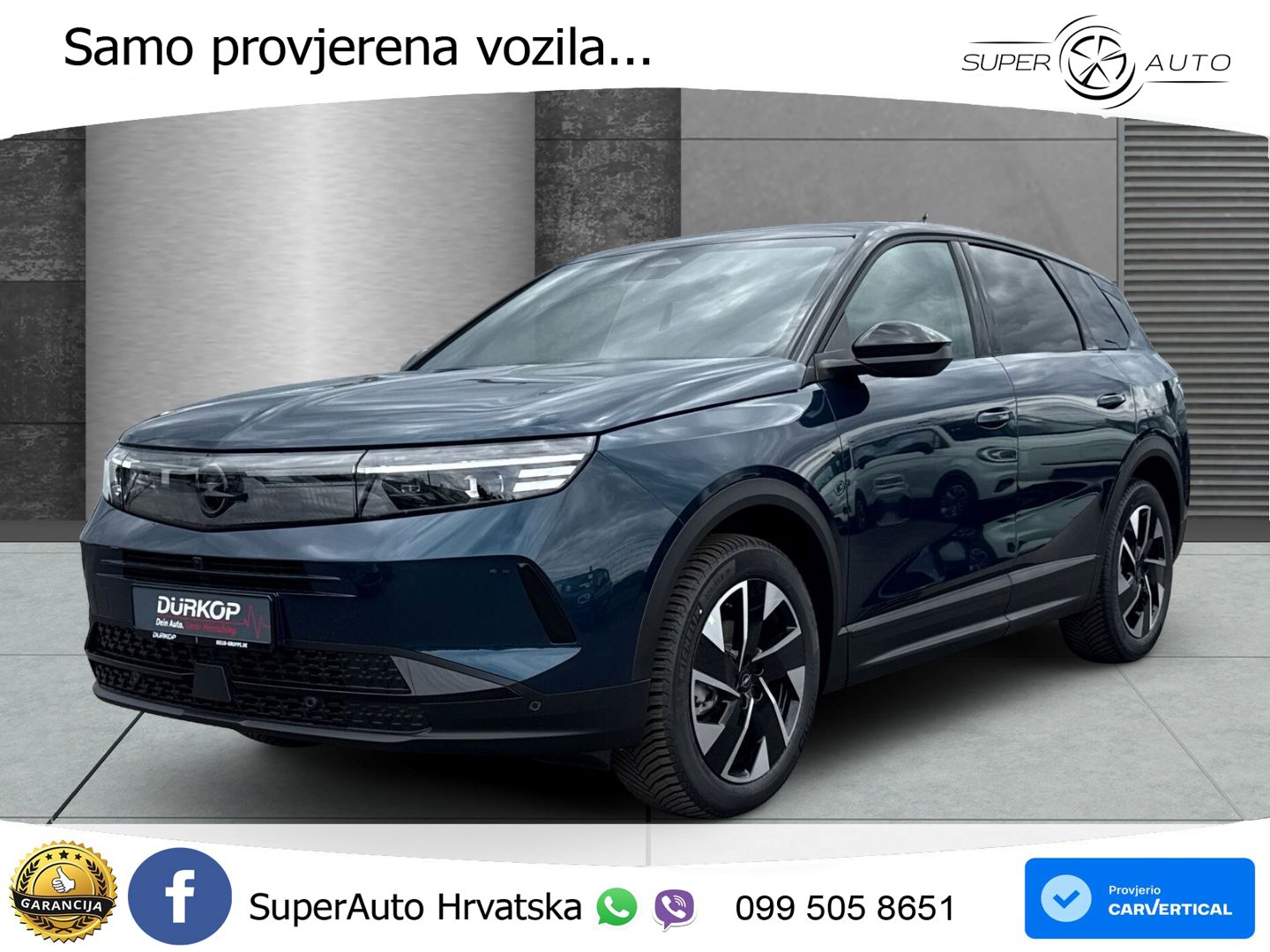 Opel Grandland 1.2 Turbo (145 KS) Hybrid eDCT Ultimate LED+GR SJED+ACC