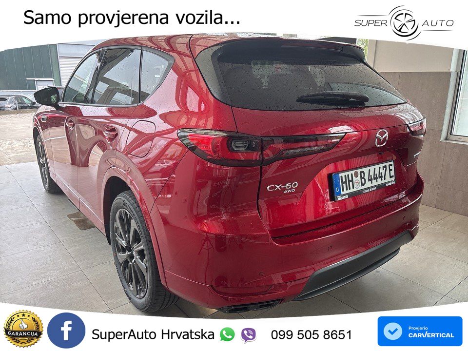 Mazda CX-60 2.5 e-Skyactiv (328 KS) AWD Automatic MATRIX+GR SJED+KAM
