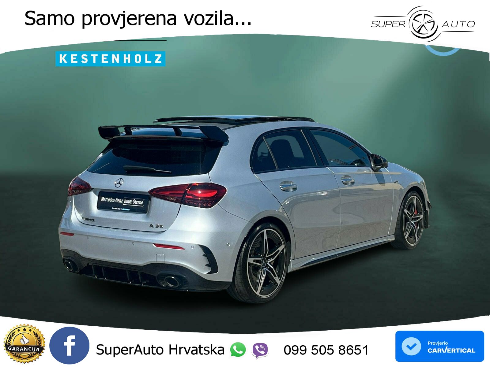 Mercedes-Benz AMG A 35 4MATIC AMG SPEEDSHIFT DCT ACC+HEAD+GR SJED+360+PANO