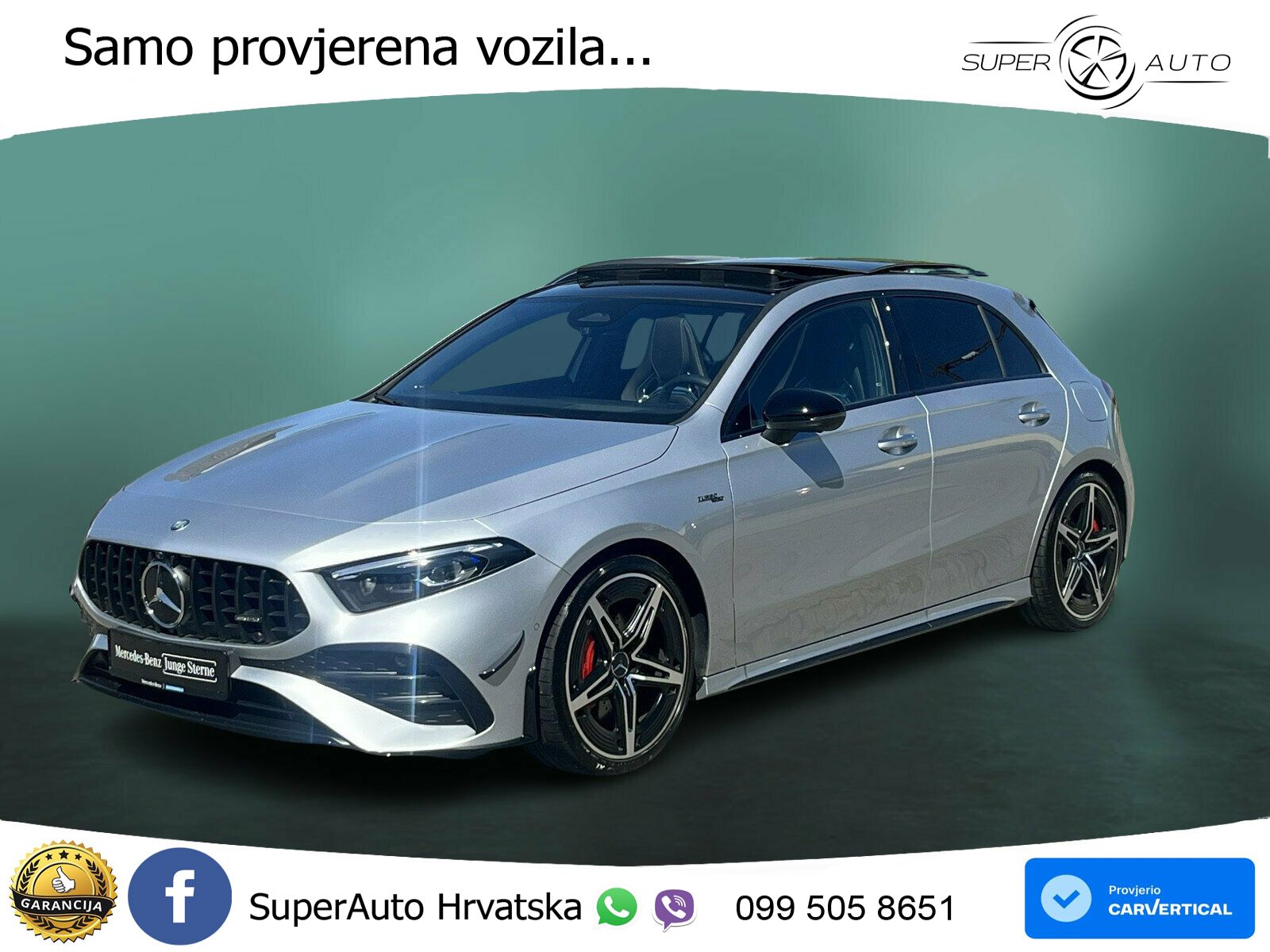 Mercedes-Benz AMG A 35 4MATIC AMG SPEEDSHIFT DCT ACC+HEAD+GR SJED+360+PANO