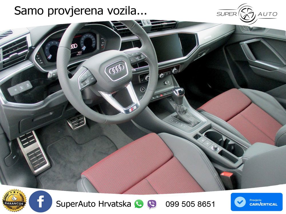 Audi Q3 40 TFSI (190 KS) quattro S tronic S line LED+GR SJED+ACC