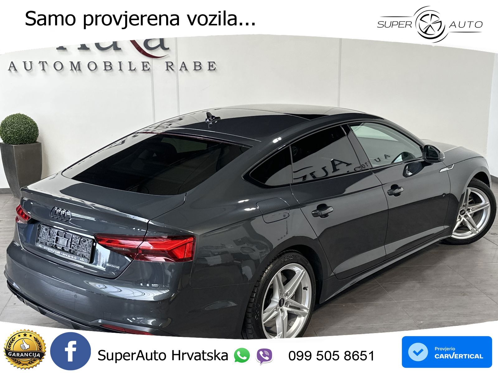 Audi A5 Sportback 45 TFSI (265 KS) quattro S tronic