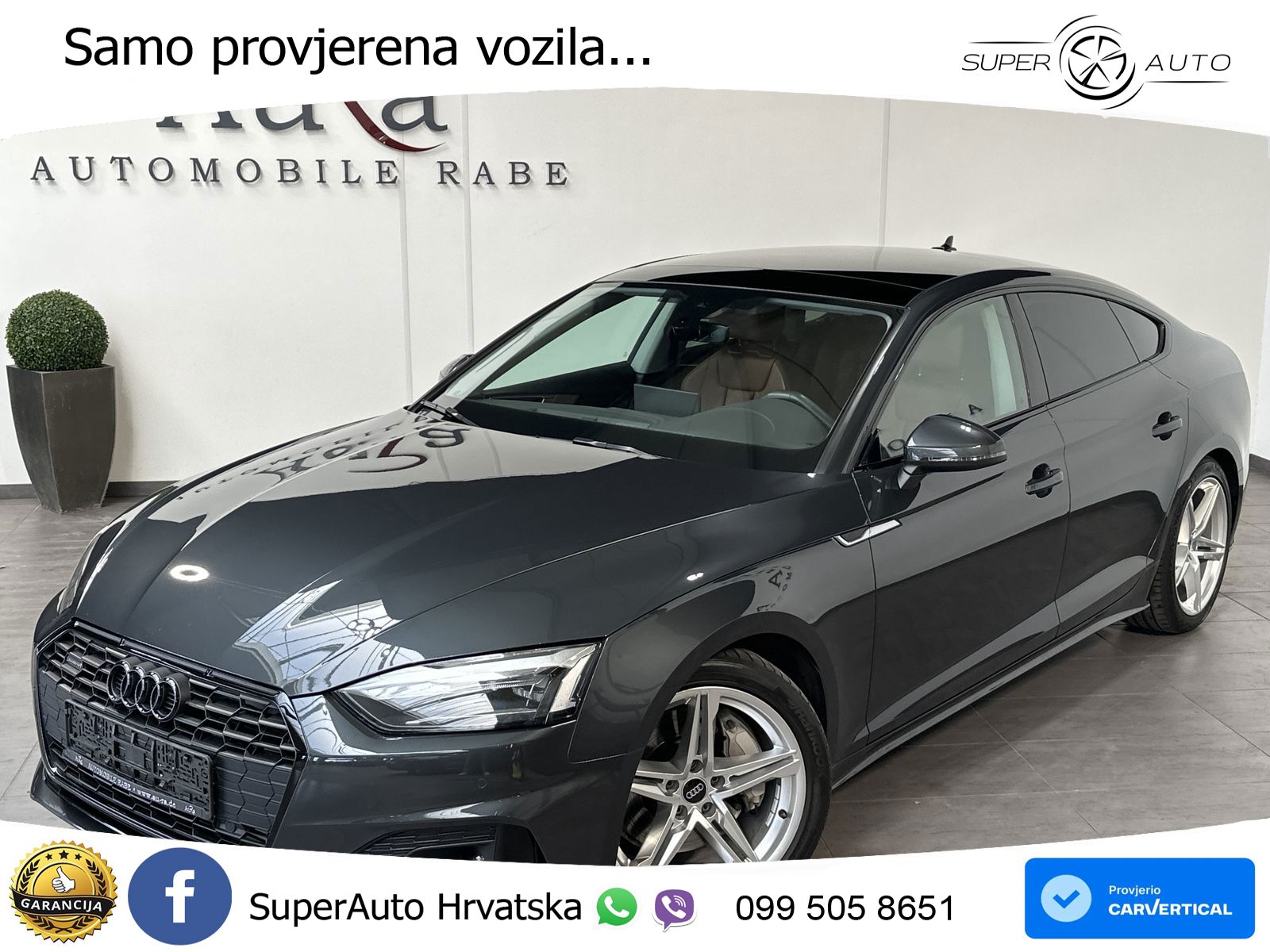 Audi A5 Sportback 45 TFSI (265 KS) quattro S tronic
