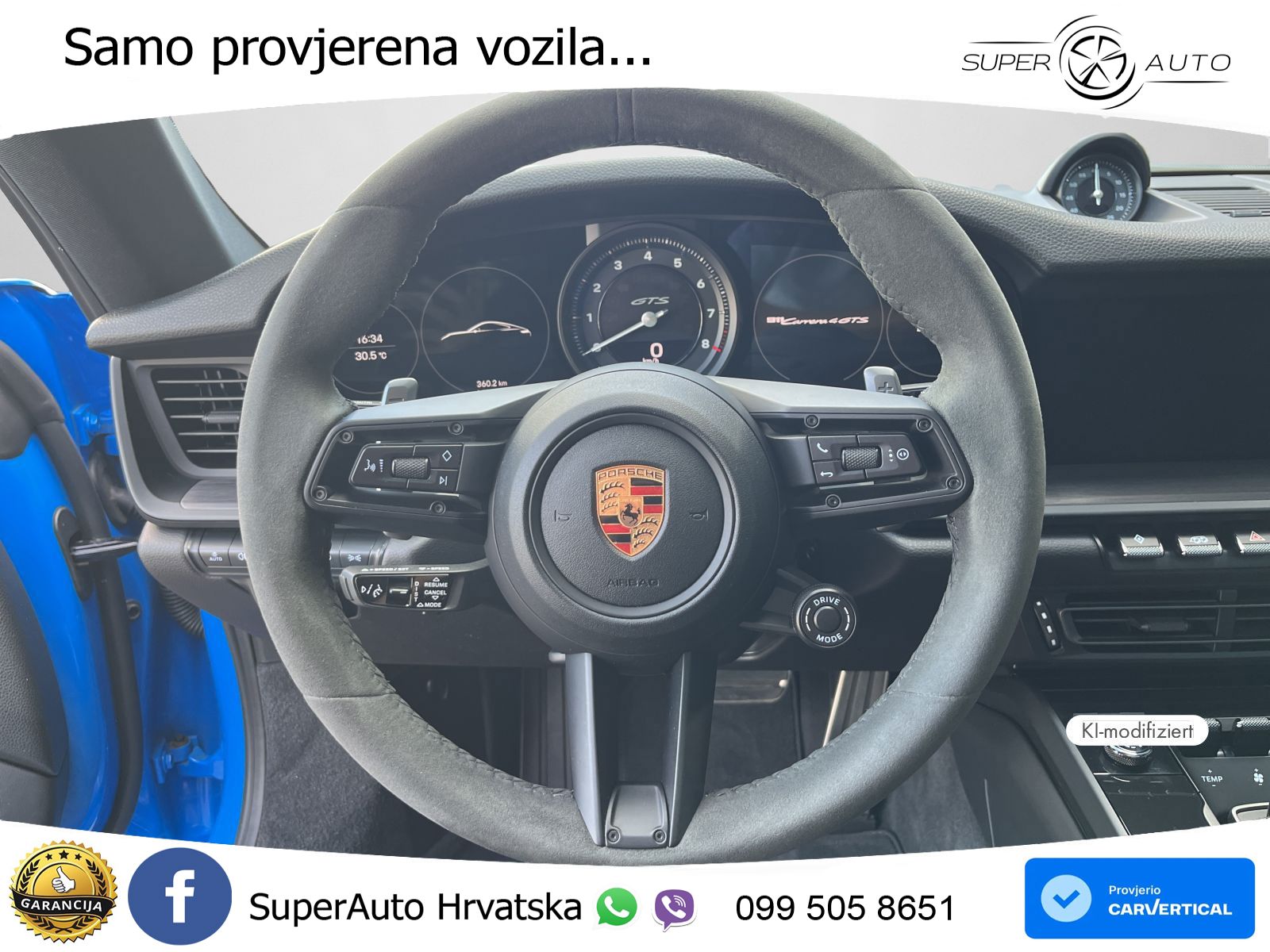 Porsche 911 Carrera 4 GTS 3.0 (480 KS) PDK MATRIX+GR SJED+KAM