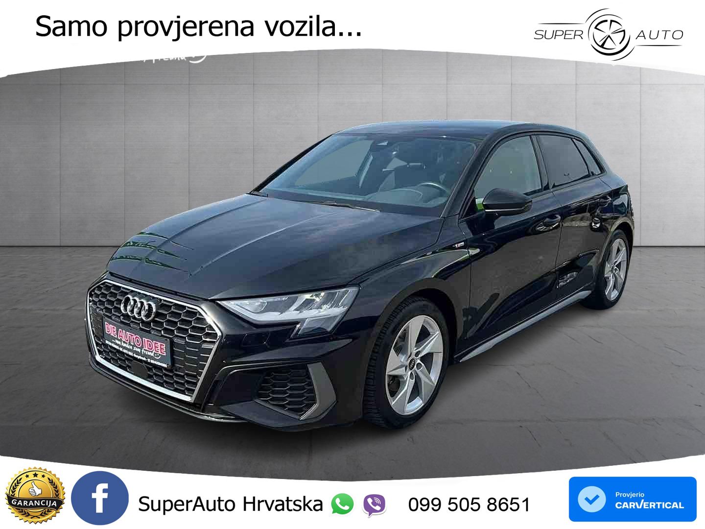 Audi A3 35 TFSI (150 KS) S tronic S line LED+GR SJED+ACC