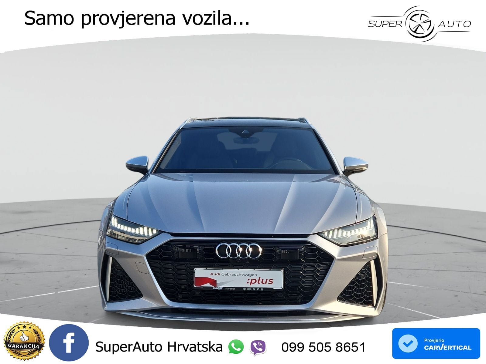 Audi RS6 Avant 4.0 TFSI V8 (600 KS) quattro Tiptronic Kuka LED+GR SJED+ACC
