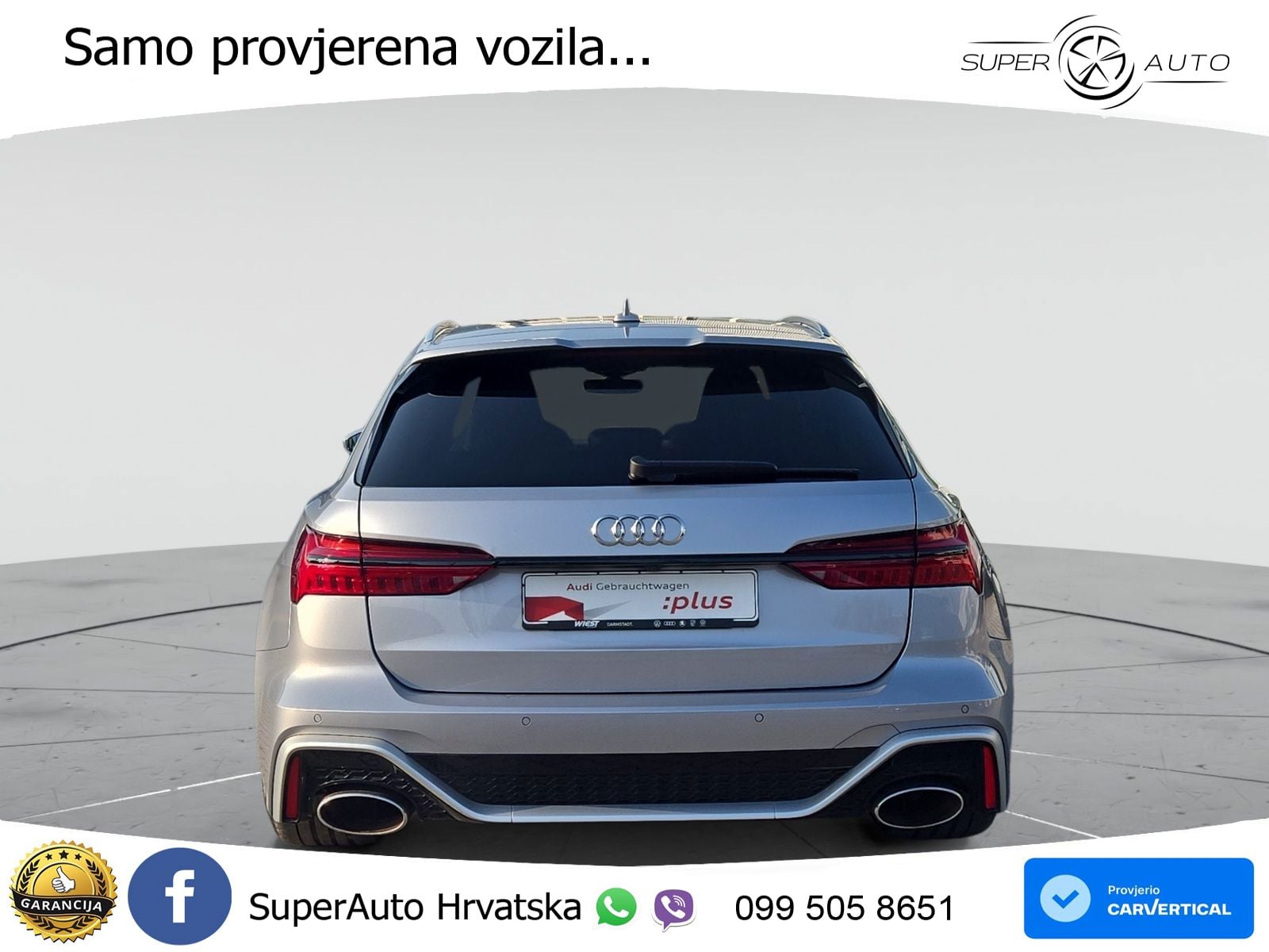 Audi RS6 Avant 4.0 TFSI V8 (600 KS) quattro Tiptronic Kuka LED+GR SJED+ACC