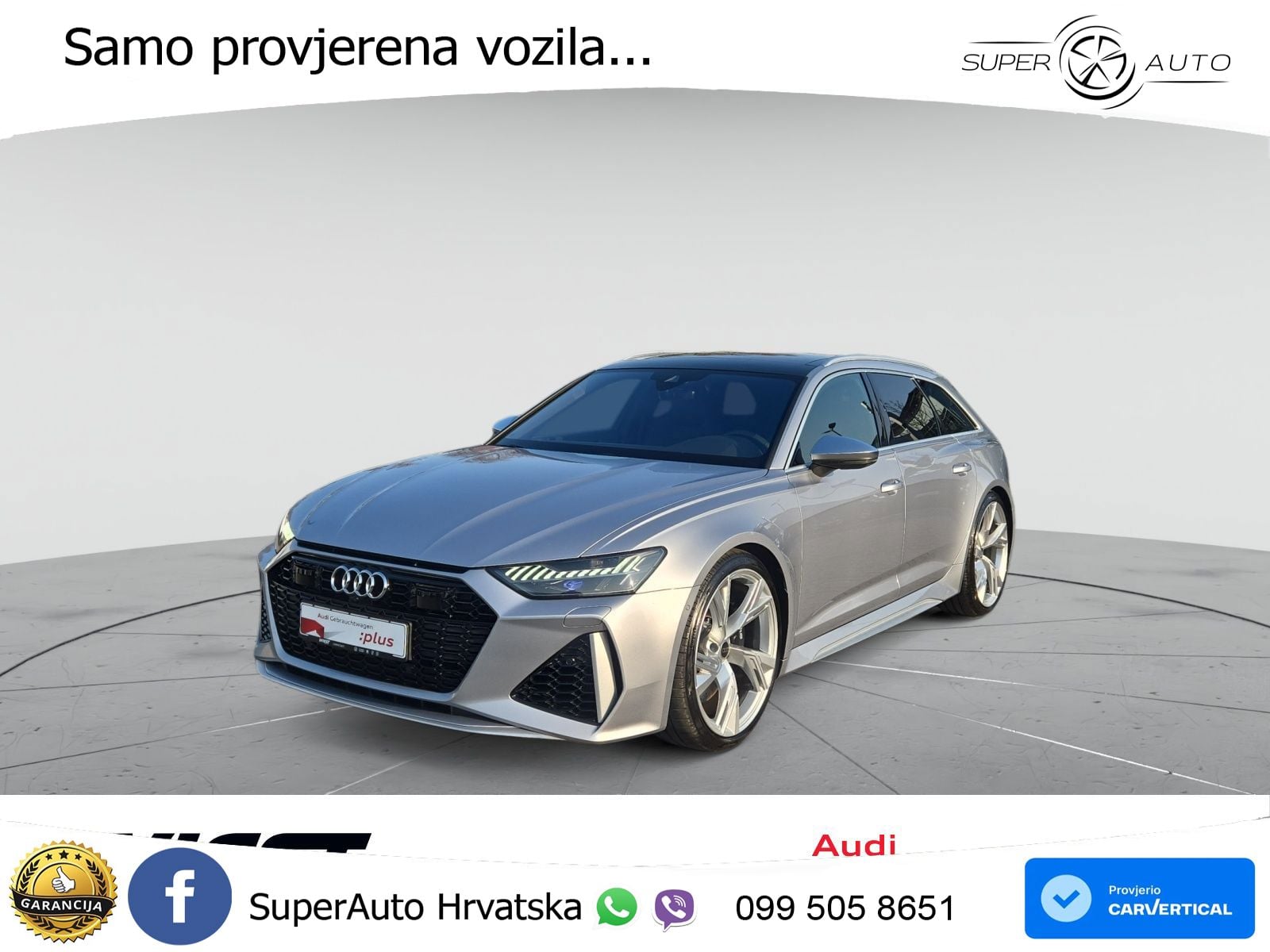 Audi RS6 Avant 4.0 TFSI V8 (600 KS) quattro Tiptronic Kuka LED+GR SJED+ACC