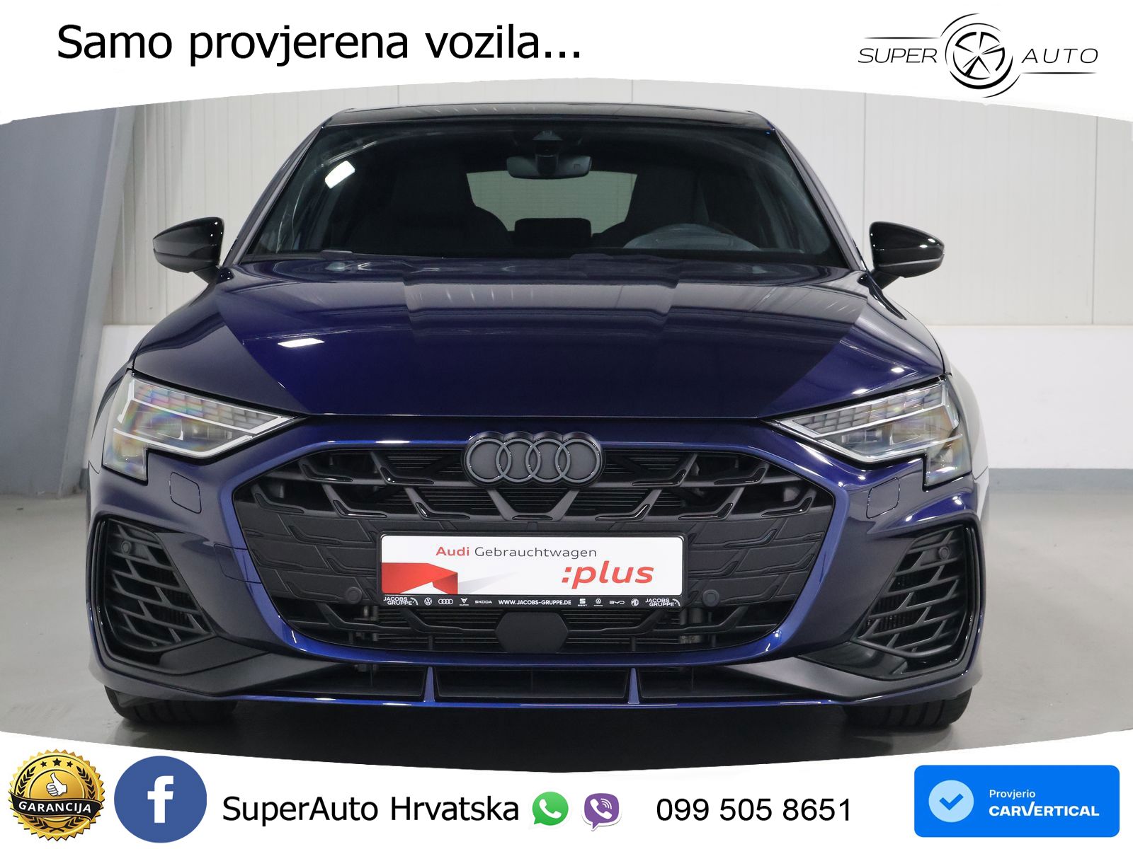 Audi S3 2.0 TFSI (333 KS) quattro S tronic MATRIX+GR SJED+KAM
