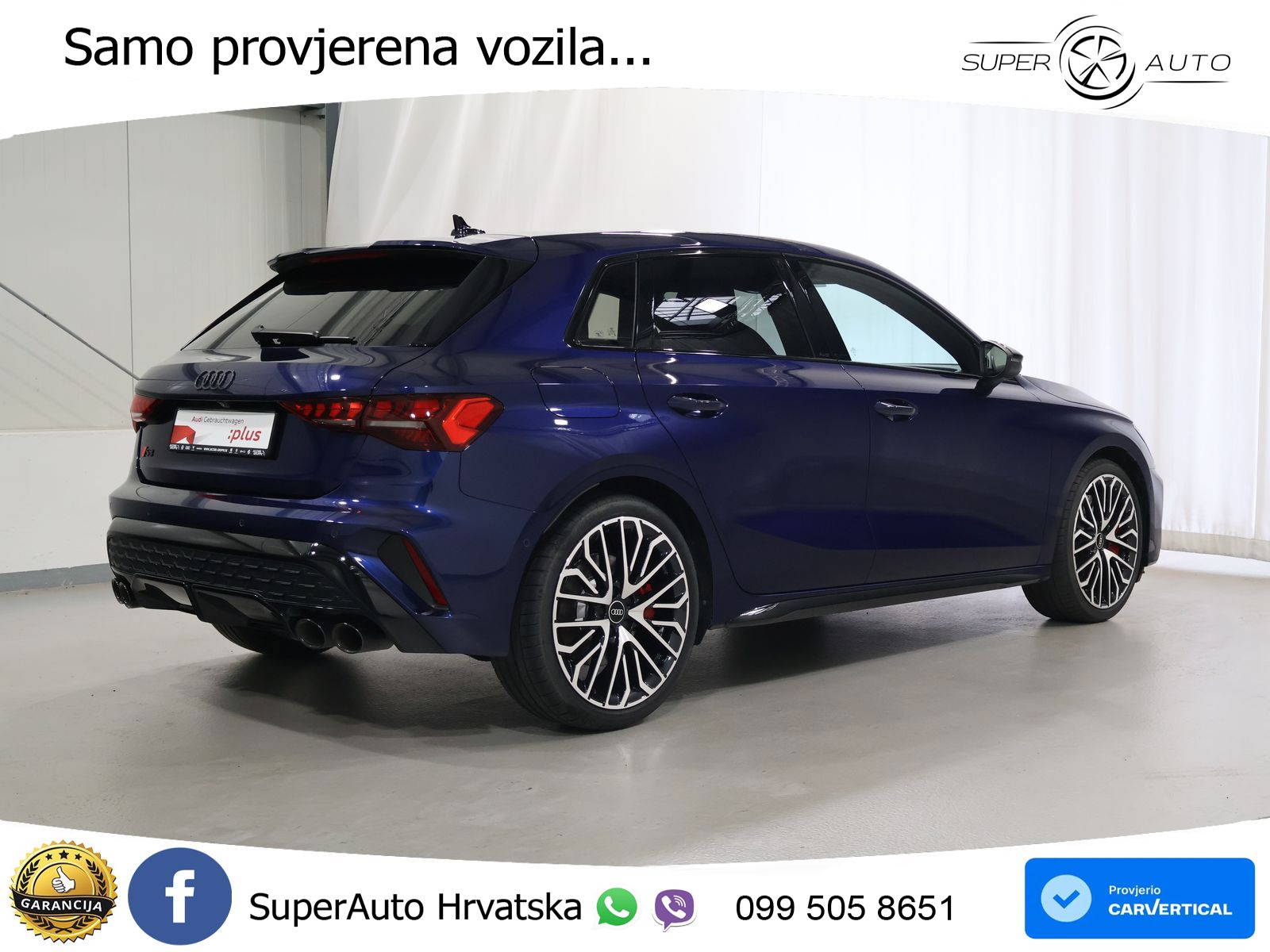 Audi S3 2.0 TFSI (333 KS) quattro S tronic MATRIX+GR SJED+KAM