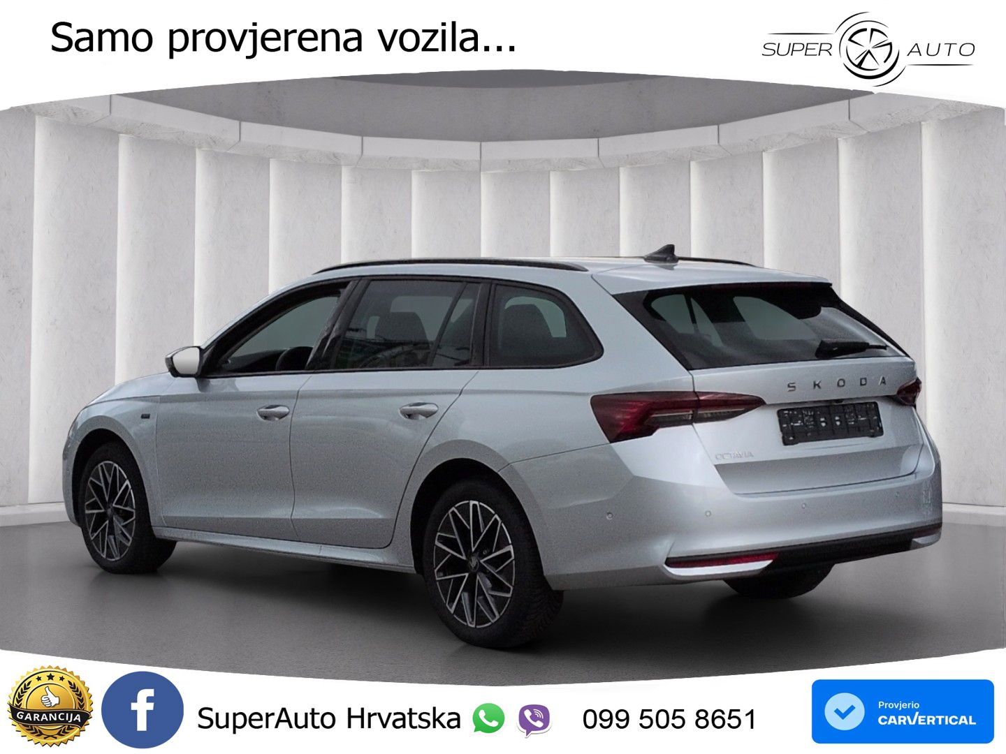 Škoda Octavia Combi 2.0 TDI (150 KS) DSG LED+GR SJED+ACC