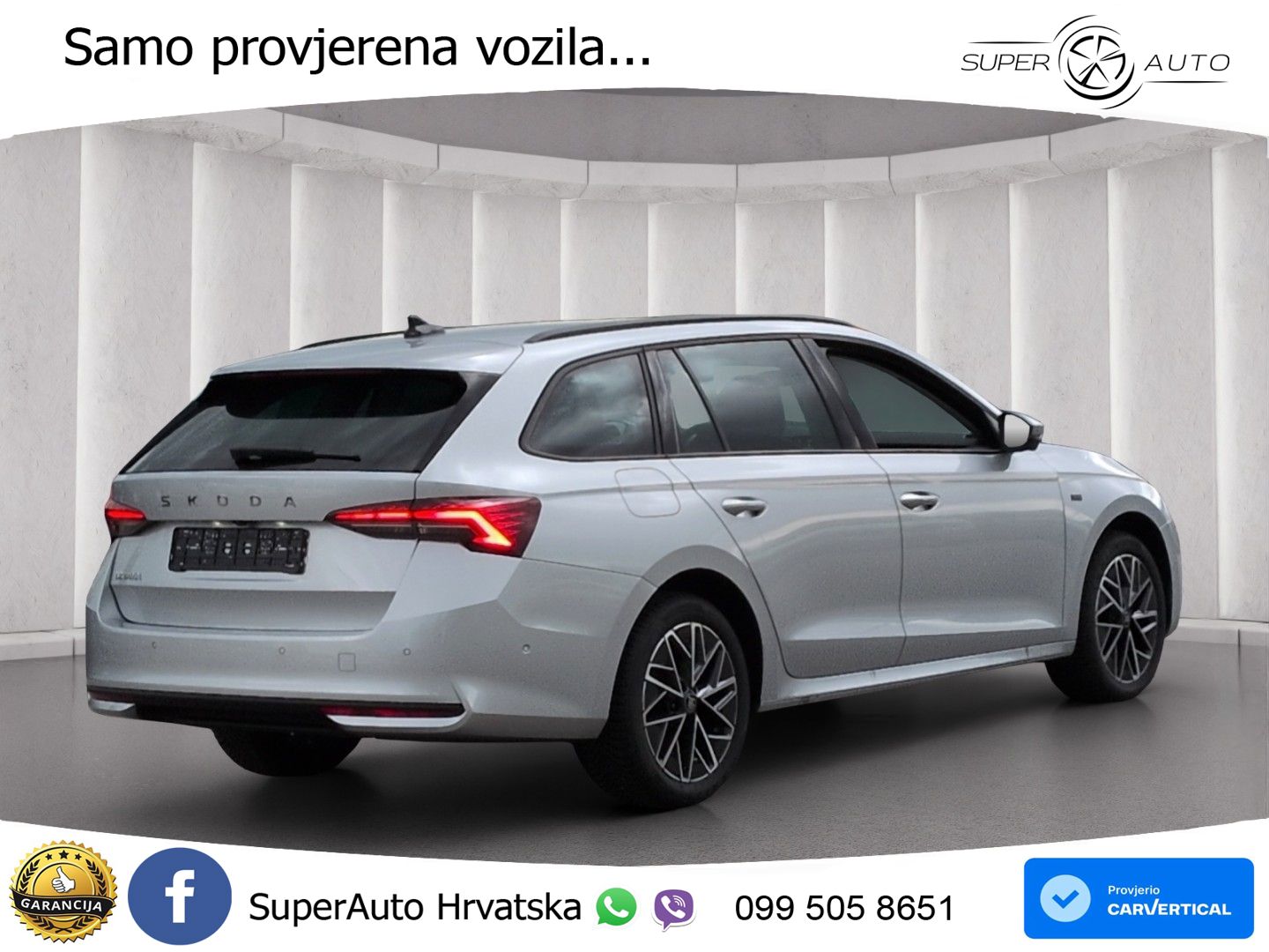 Škoda Octavia Combi 2.0 TDI (150 KS) DSG LED+GR SJED+ACC