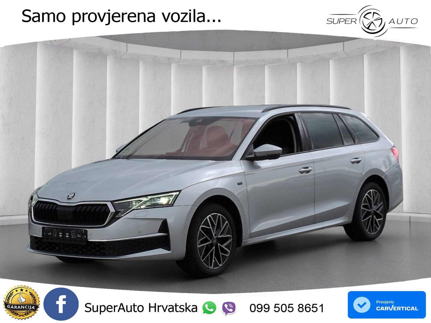 Škoda Octavia Combi 2.0 TDI (150 KS) DSG LED+GR SJED+ACC