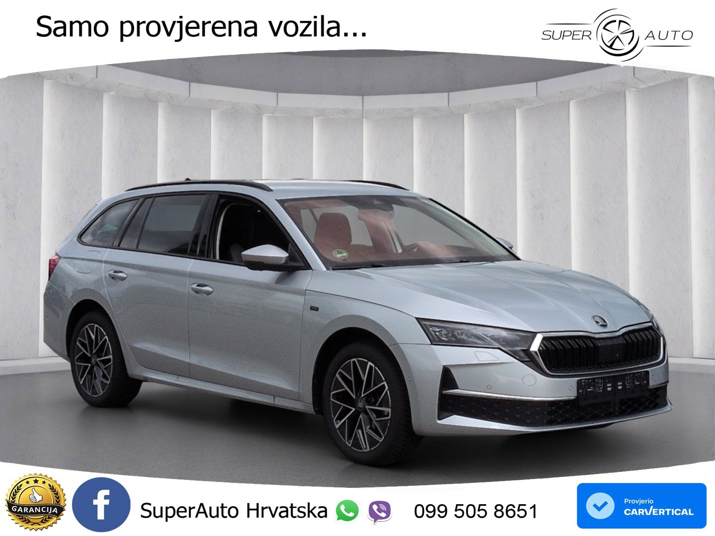 Škoda Octavia Combi 2.0 TDI (150 KS) DSG LED+GR SJED+ACC