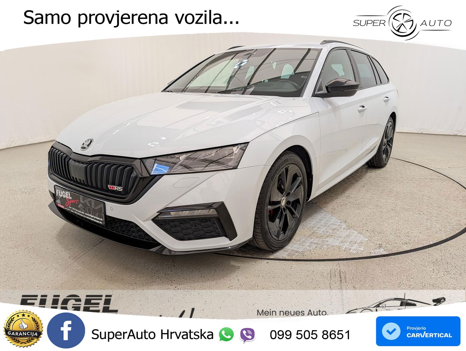 Škoda Octavia Combi RS 2.0 TDI (200 KS) DSG LED+GR SJED+ACC