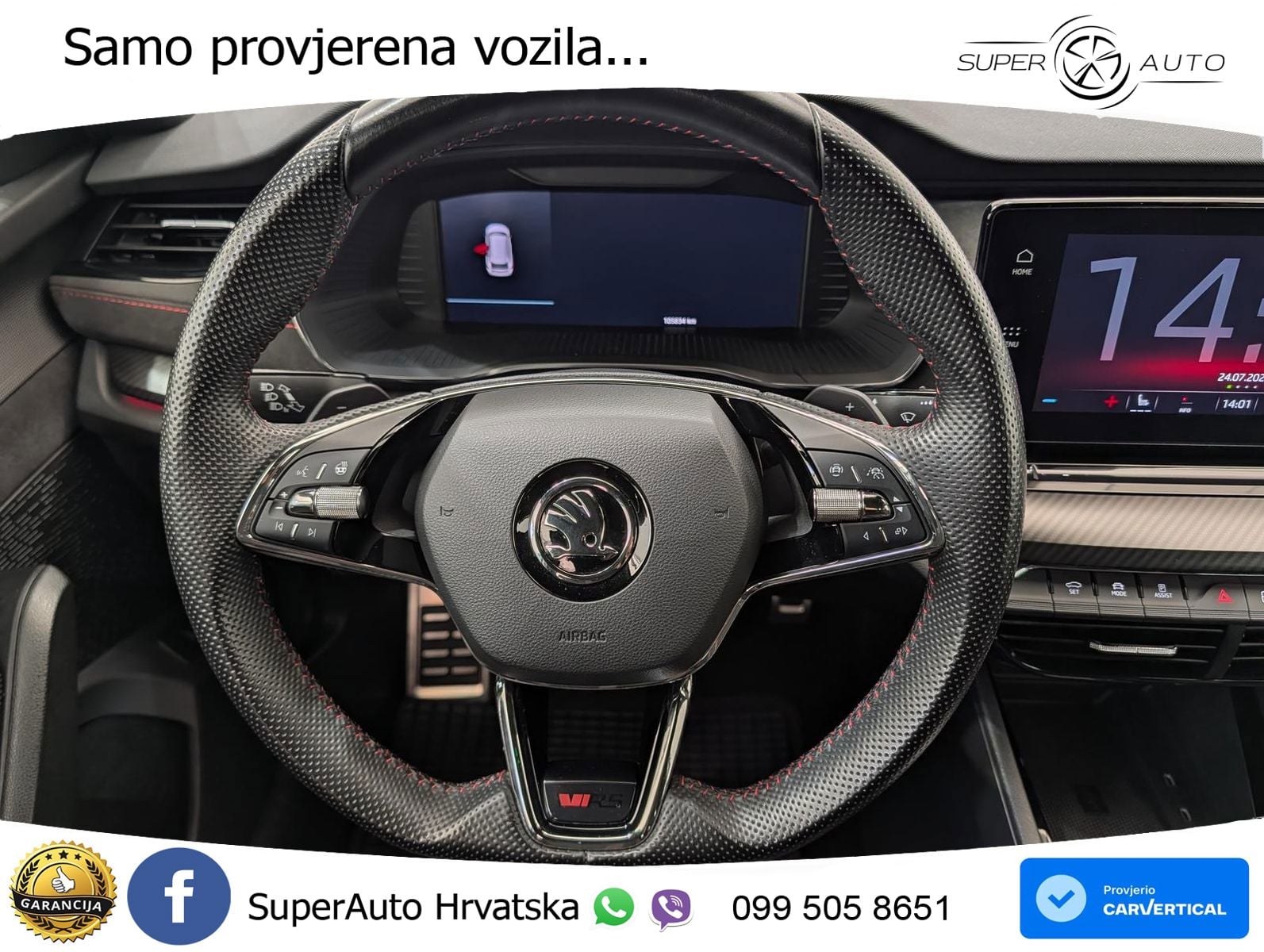 Škoda Octavia Combi RS 2.0 TDI (200 KS) DSG LED+GR SJED+ACC